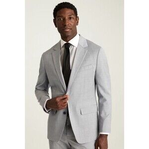 Bonobos Jetsetter Wool Blazer Jacket 42S Jacket LIGHT Grey  Slim Fit